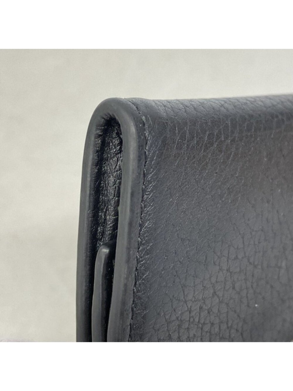 Gucci Coin Case Leather Black Silver - Picture 6 of 7